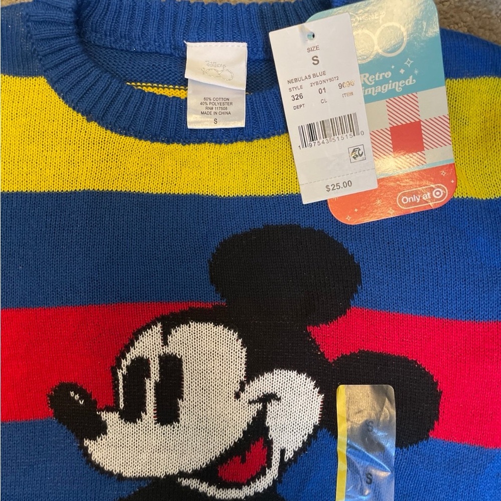 New Kids Mickey Mouse sweater Disney100